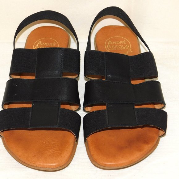 Andre Assous Featherweights Made In Spain Sandals Size 7 - Picture 1 of 12